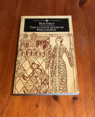 Vintage Paperback Book - The Consolation Of Philosophy By Ancius Boethius