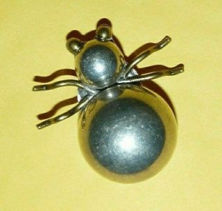 Vintage Taxco 925 Mexico Sterling Silver " Bug " Insect Design Pin Brooch Signed