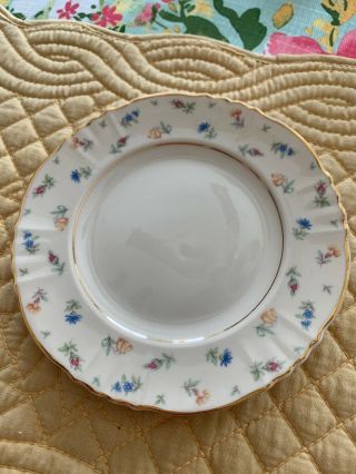 Six (6) Vintage Suzanne By Syracuse Federal Shape 6 3/8” Bread And Butter Plate