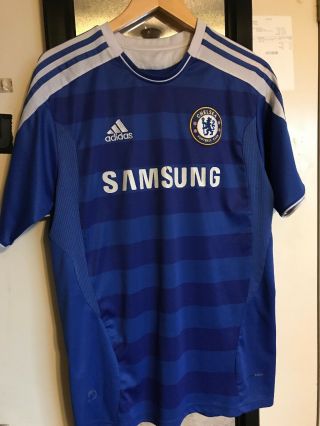 Vintage Chelsea Football Club Adidas Jersey Samsung Sz Large
