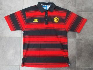Manchester United Vintage Polo Shirt.  1990 