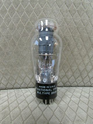 Western Electric Type 350b Vacuum Tube Made For National Union (bjr3010)