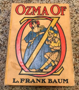 Ozma Of Oz By L.  Frank Baum,  Reilly & Britton.  1907 1st Edition,  3rd Printing