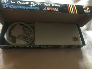 Commodore Amiga Amitek Sony External Slim Disk Drive NIB Best Drive made 6