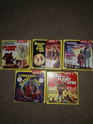 Vintage 8 Planet Of The Apes Set 20th Century Fox