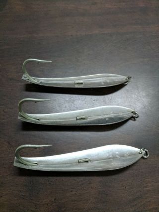 Vintage (3) King Spoons No 3 1/2 Hook Size 10/0