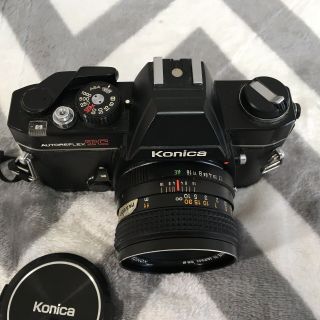 Konica AutoReflex TC 35mm SLR Film Camera w/ Hexanon AR 50mm f/1.  7 Lens Vintage 5