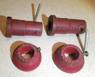 Vintage Dan Lurie Collars & Clamps Barbell,  Standard Size,  Dumbell Weights Plate