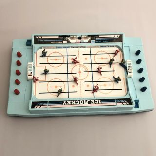 Vintage Radio Shack Electronic Tabletop Ice Hockey Arcade Game 60 - 1099