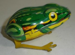 Wind Up Frog Kohler West Germany Vintage Very