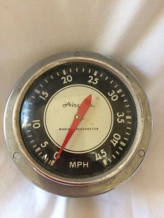 Vintage Airguide Marine Speedometer