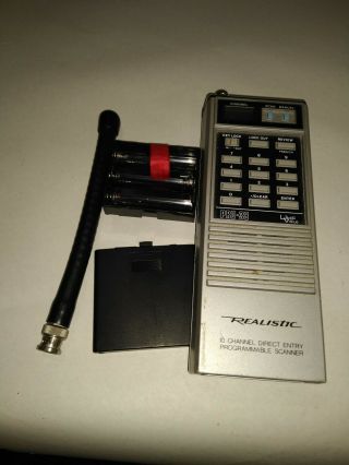 Vintage Realistic Pro - 38 10 Channel Direct Entry Programmable Scanner -