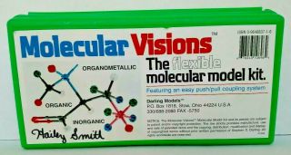 Vintage 1996 Molecular Visions The Flexible Molecular Model Kit Molecule Model