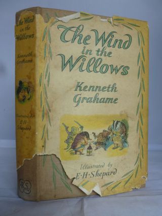 The Wind In The Willows By Kenneth Grahame Hb Dj - Illust E H Shepard 1954