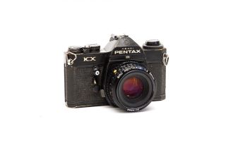 Asahi Pentax Kx 35mm Slr Film Camera W/ Smc Pentax - M 1:2 50mm Lens