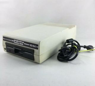 Commodore 64 Single Drive Floppy Disk Vic - 1541 With Power Cord Fast Ship Q01
