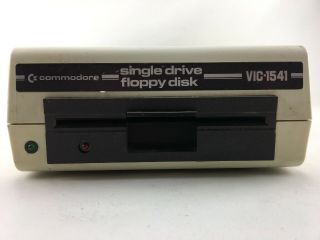 Commodore 64 Single Drive Floppy Disk Vic - 1541 With Power Cord Fast Ship Q01 2