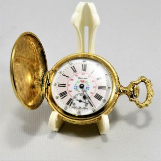 Vintage Bulova Gold Tone Pocket Watch
