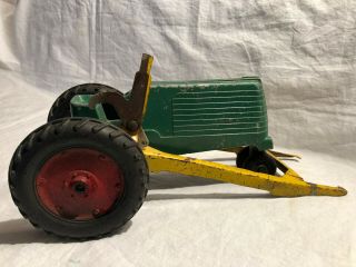 Rare Vintage Slik Toys Aluminum Green Farm Tractor Kipp 1 9804 Lansing Iowa
