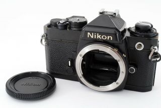 Nikon Fe Black 35mm Slr Film Camera Body Only From Japan,