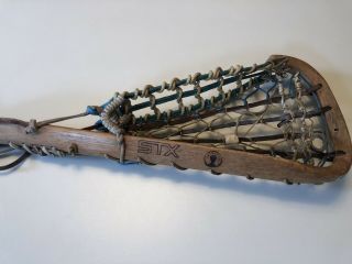 Vintage Stx Wooden Lacrosse Stick