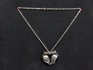 METALLICA OFFICIAL VINTAGE 1993 PEWTER NECKLACE UK IMPORT POKER/ALCHEMY PUSHEAD 3