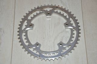 Shimano Dura Ace Sg 52/42t 8 - 9 Speed With Bolt Kit Chainrings Pair Vintage