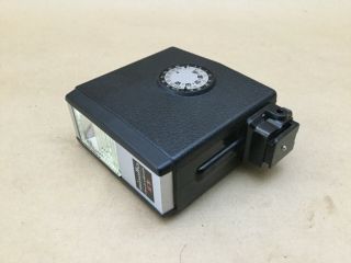 Vintage Minolta Electroflash S Flash with Cover Case Japan 2