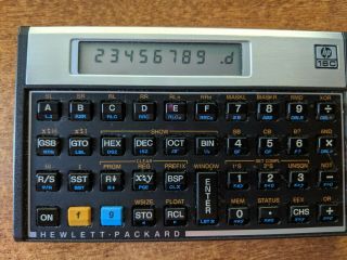 Hewlett - Packard Hp - 16c Computer Scientist Calculator With Case And Handbook
