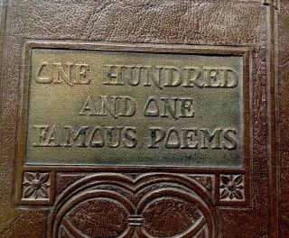Classic Vintage Book - 101 Famous Poems /the Cable Co.  Of Chicago - 1926 Edition