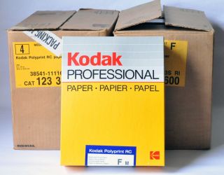 1986 Kodak Professional Paper Polyprint Rc F M 8 " X 10 " 250