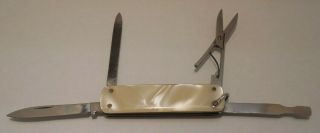 Vintage - Stainless Multi Tool - Pocket Knife By C.  Em - Maniacs - Made In Italy