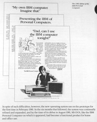 1980s MS - DOS 1.  0 Encyclopedia MITS Altair 8800 IBM 5150 Bill Gates Intel 4004 7