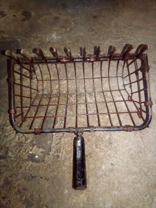 Vintage Clamming Steel Basket