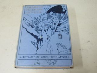 Peter Pan And Wendy J.  M.  Barrie Hardcover 1953,  7th Impression