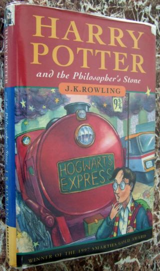 1997 Uk First Edition,  8th Print Harry Potter & The Philosopher/sorcerer 