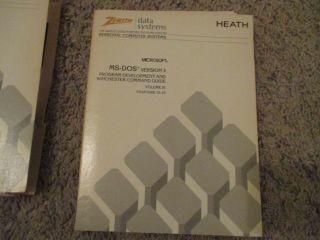 Vintage Heath / Zenith Data Systems Software & Manuals 8