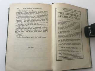1st edition 1922 - The Secret Adversary by Agatha Christie 10