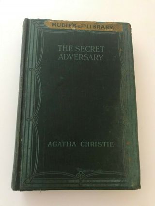 1st Edition 1922 - The Secret Adversary By Agatha Christie