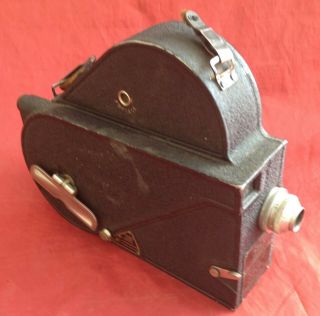 Vintage Black Cine - Kodak Model E 16mm Film Camera - Runs (nr)