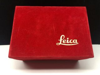 Vintage Leitz (box Only) For Leica M3 Isumo Camera