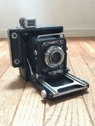 Graflex Century Graphic 2x3 Camera W/ Kodak Ektar 101mm F:4.  5 Lens