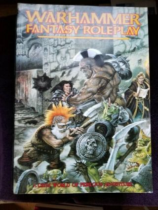 Warhammer Fantasy Roleplay Roleplaying Game Rpg Vintage 1990 