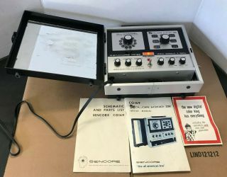 Euc Vintage Sencore Cg169 Deluxe Color King Iv Generator Tv Repair Equipment