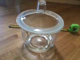 Pyrex Desiccator W/ Lid Reaction Vessel Kettle Large Lab Glassware Vintage