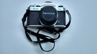 Pentax K - 1000 Camera,  2 Lenses,  Vivitar Flash,  Etc.