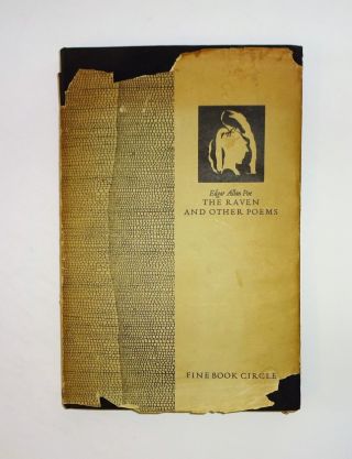 1936 Edgar Allan Poe The Raven And Other Poems,  Ltd Ed,  Illust,  Fine Book Circle