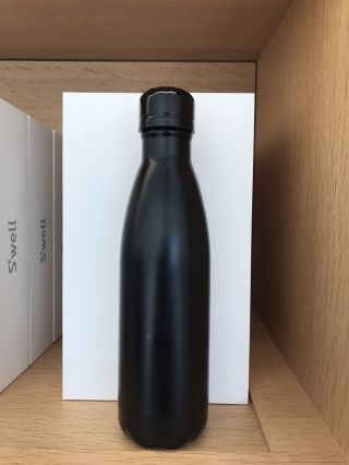 1 Apple Computer Logo Black Swell Bottle.  Htf