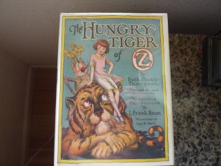 The Hungry Tiger Of Oz By L.  Frank Baum.  1926 Edition But Later Printing,  In Dj