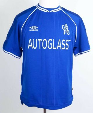 Vintage Umbro Chelsea Fc English Premier League Home Jersey 1999 - 2000 Medium